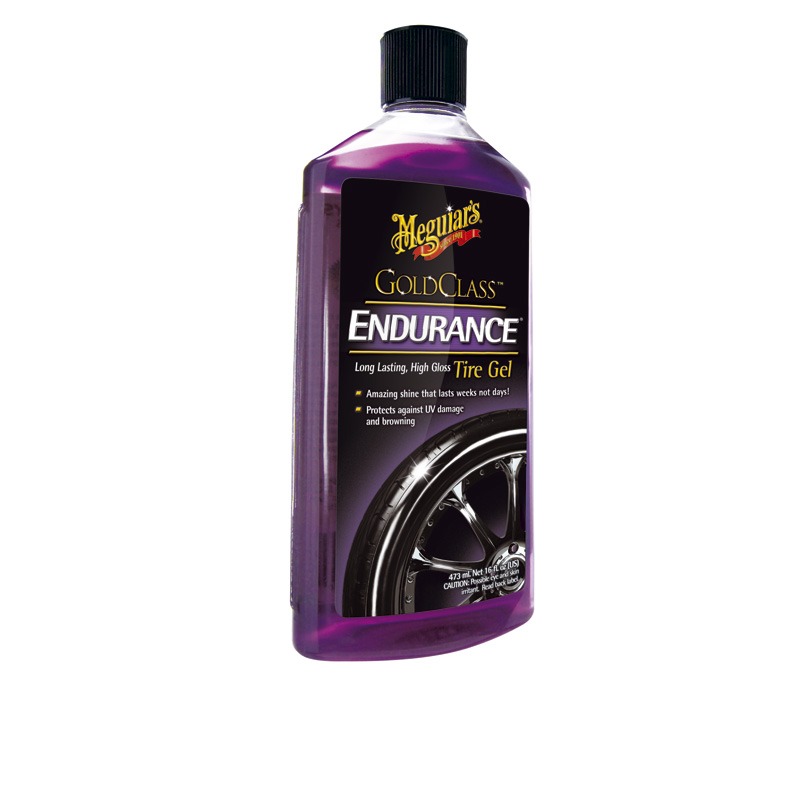 Le Brillant pneus Meguiars Endurance Tire Gel est très brillant et offre un bel effet gloss