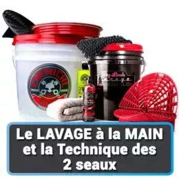 Le lavage à la main et la technique des 2 seaux