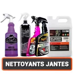 Les produits nettoyants jantes