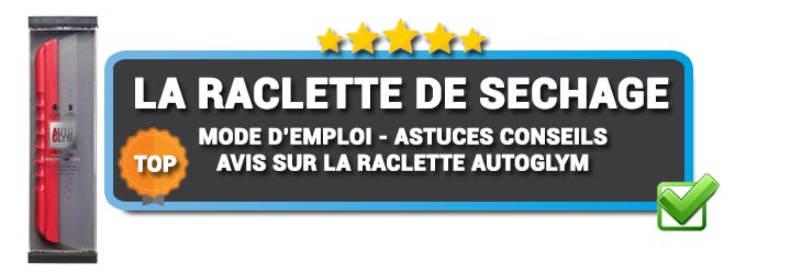 Raclette de séchage en silicone