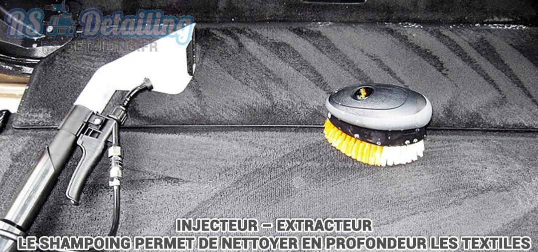 Injecteur – Extracteur : nettoyage parfait des surfaces textiles automobile