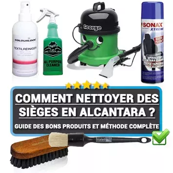 Guide sur le nettoyage des sièges en Alcantara