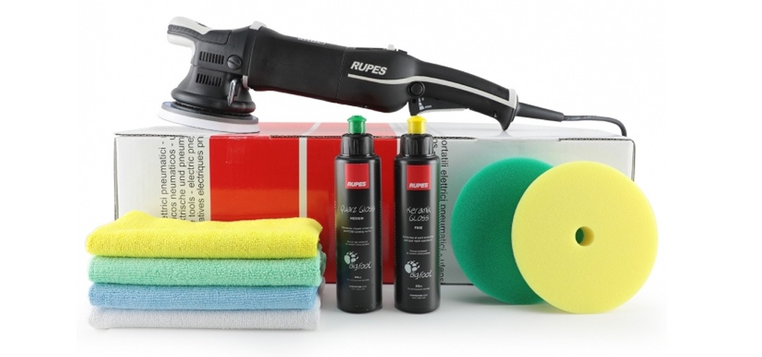 La Marque Rupes propose tout ce dont vous pourriez avoir besoin pour polir un véhicule : polisseuses, polish et PAD