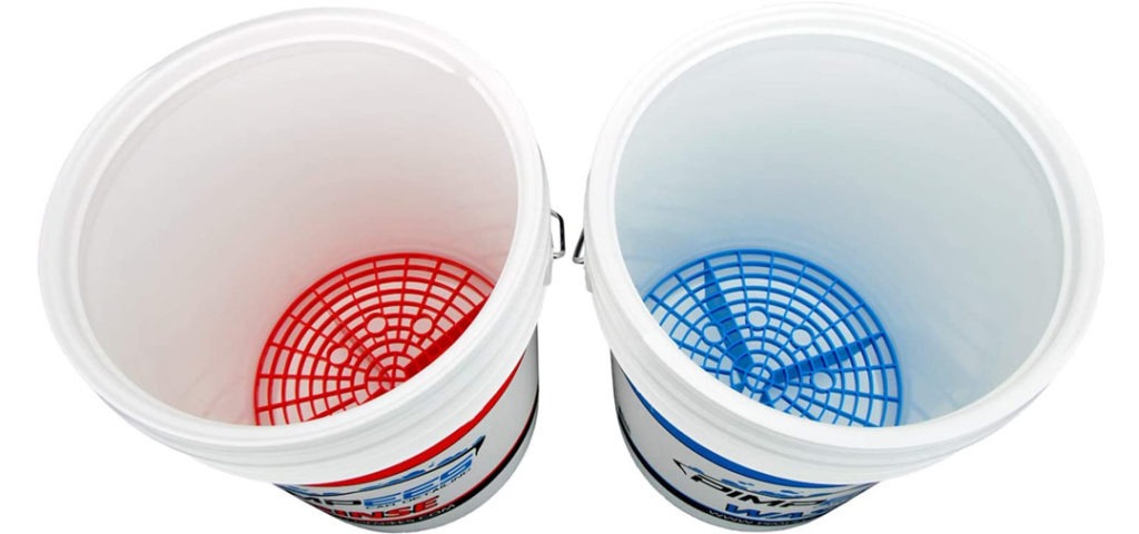 Kit Lavage Auto BenBow 2 Seaux 20L | Grilles Filtrantes | Méthode Deux Seaux
