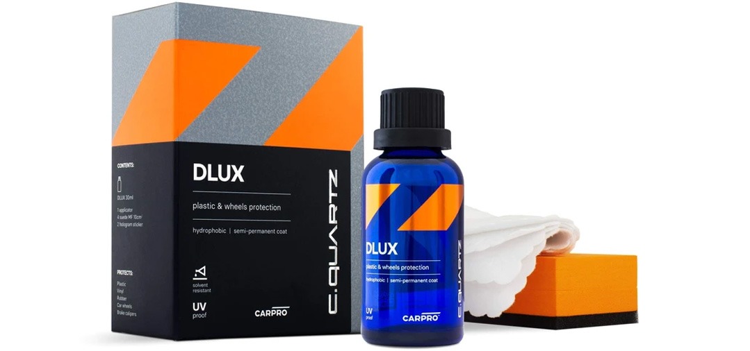 Découvrez la protection CARPRO Cquartz DLUX pour vos jantes, plastiques et les joints de votre véhicule.