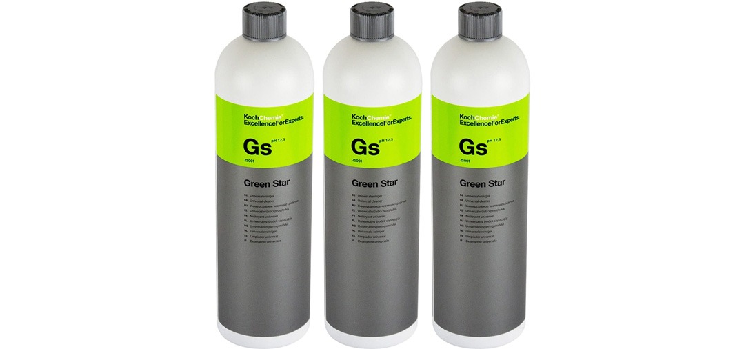 l'APC Green Star de Koch Chemie est un nettoyant multi usage et multi surfaces très efficace !