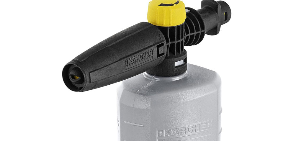 Lance à Mousse Pour Nettoyeur Haute Pression Kärcher K2 à K7 - Buse Réglable, Bouteille 1L - Pour Lavage Auto - 7